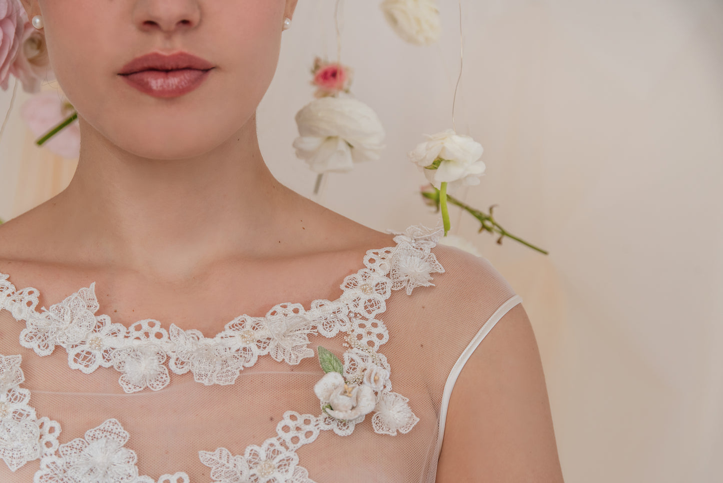 Gardenia in Flore - Abito da Sposa realizzato a mano